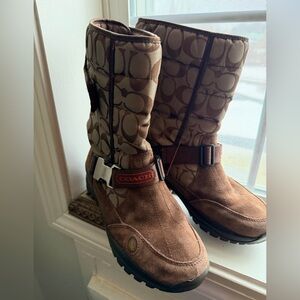 Coach Sharron  Boots - Women Brown  Size: 8 M